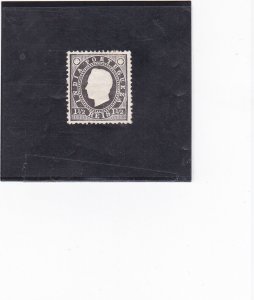 PORTUGUESE INDIA D. Luis I  1 1/2 r. (1886)  MHNG   perf. 12,5