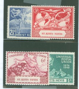St. Kitts-Nevis #95-98 Unused Single (Complete Set)