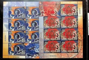 BELARUS Sc 692-93 NH MINISHEETS OF 2009 - EUROPA - (JS23)