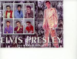 2002 Guinee Elvis Presley - MS6 (Scott 2126) MNH