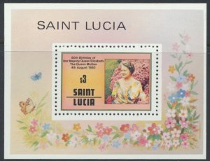 St Lucia SC# 503 MNH Queen Mother MS  1980  see details & scan