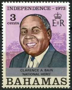 Bahamas Sc#348 MNH, 3c multi, Independence (1973)