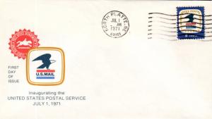 #1396 NE, North Platte 7-1-71 USPS FDC