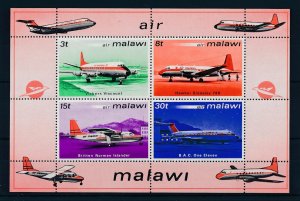 [50736] Malawi 1972 Aviation airplanes Souvenir sheet MNH