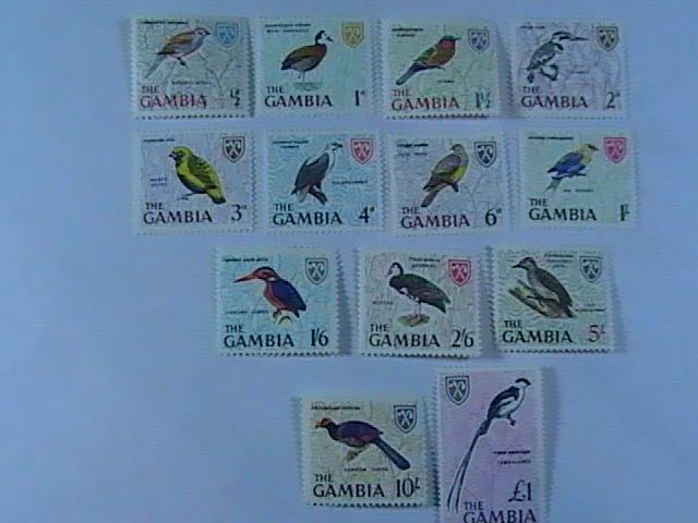 GAMBIA # 215-227-MINT/NEVER HINGED-COMPLETE SET----QEII----1966