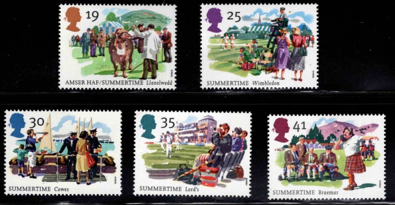 Great Britain Scott 1571-1576 MNH**  Summertime set