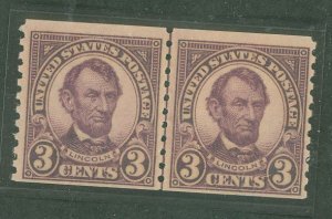 United States #600 Mint (NH) Multiple