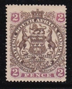 Album Treasures Rhodesia Scott # 52 2p Coat of Arms Mint Hinged
