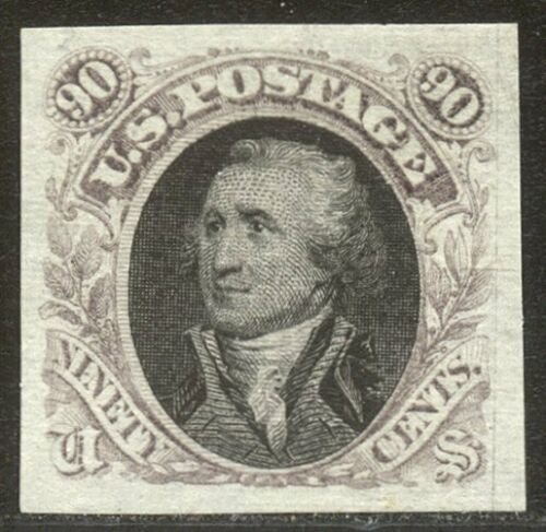 U.S. #122-E2b SCARCE Essay - 1869 90c Dull Violet & Black 