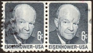 USA 1970 Sc#1392, SG#1383 6c President Eisenhower USED-VF-NH.