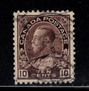 Canada Scott 116 Used  Plum colored Stamp