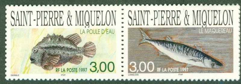 St. Pierre & Miquelon 639 MH SCV $5.50 BIN $2.75