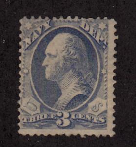 United States - 1873 - SC O37 - H - Partial gum