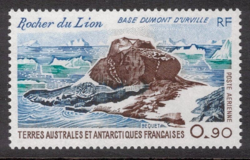 FRENCH ANTARCTIC 1979 Lion Rock; Scott C57, Yvert 57; MNH