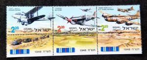 Israel Aircraft Used In War Of Independence 1998 Airplane Aviation (stamp) MNH