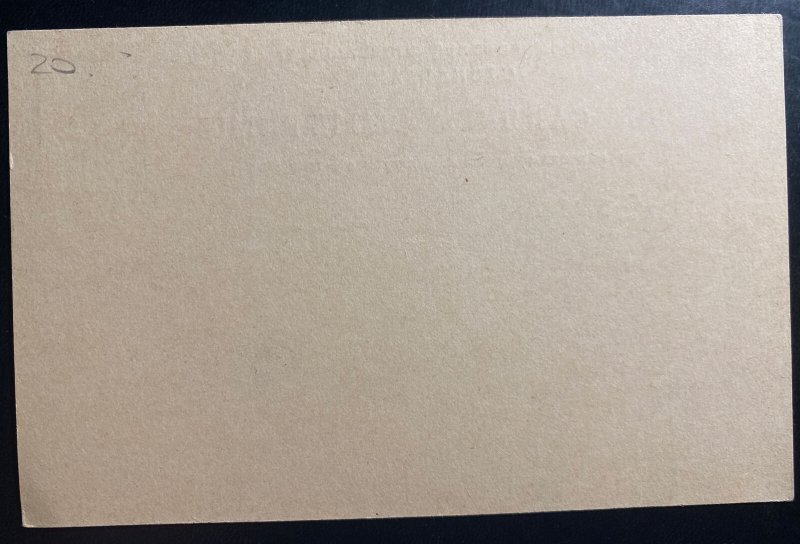 Mint Gibraltar Postal Stationery Postcard One Penny