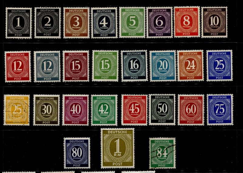 Germany #530-556 Definitive Set MLH - (25ph & 84ph are Used)