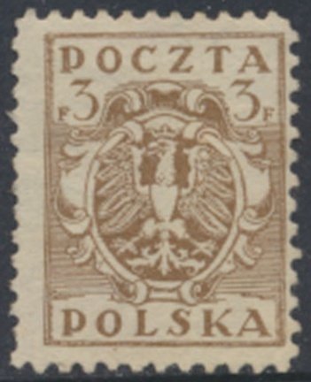 Poland  Sc#  93  no gum no cancel  see details  / scans 