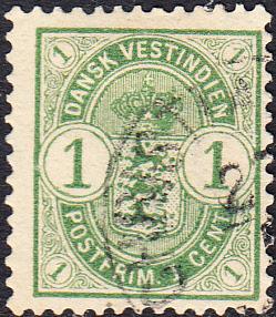 Danish West Indies #21    Used