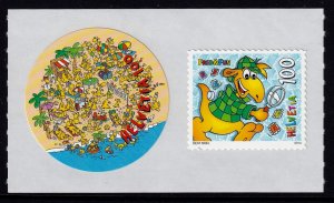 Switzerland 2014 -Fred the Dinosaur   MNH pair  # 1520a