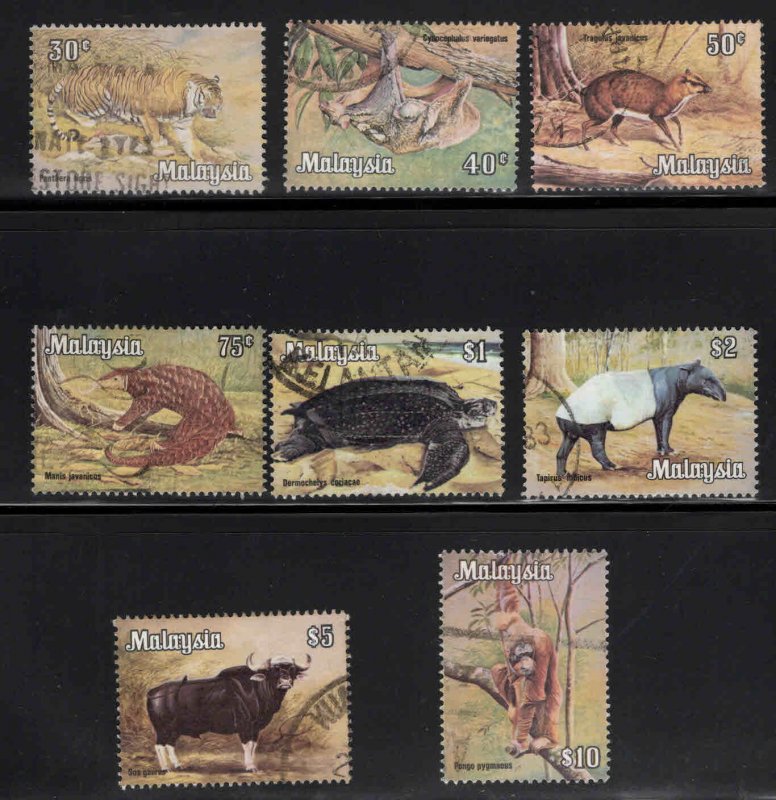 Malaysia Scott 175-182 Used wildlife set