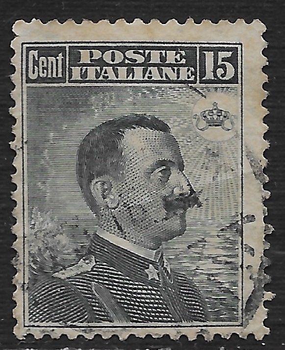 Italy #111 15c Victor Emmanuel III ~ Used