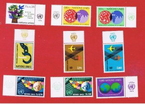 UN Geneva #73-81  MNH OG   1978 Complete w/tabs   Free S/H