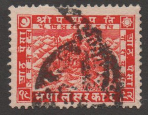 Nepal (1935) - Scott # 40,  Used