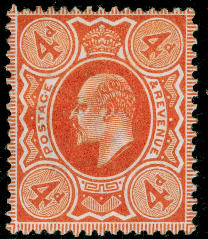 SG286 SPEC M27(1), 4d bright orange, M MINT. Cat £30. 