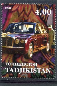 Tajikistan 2002 ROYAL BENTLEY LIMOUSINE Stamp Perforated Mint (NH)