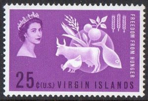 Virgin Islands 1963 Freedom from Hunger MNH