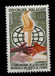 Madagascar Scott 355 MH* 1963 Human Rights stamp