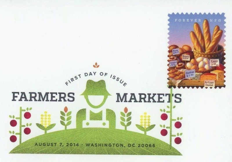 Scott 4912-4915 Farmers Market Set of 4 DCP Cancel First Day Covers