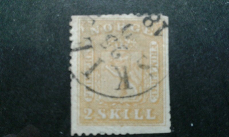 Norway #6 used trimmed e203 7522