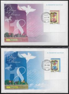 2006 Italia Foglietti Diciottenni FDC 2BF Unif n. BFO 1/2