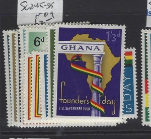 Ghana SG 245-55 MOG (6grw)