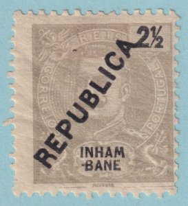 INHAMBANE 89  MINT HINGED OG * UNLISTED BLACK OVERPRINT VARIETY - RTE