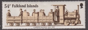 Falkland Islands 419 Camber Railway 1985