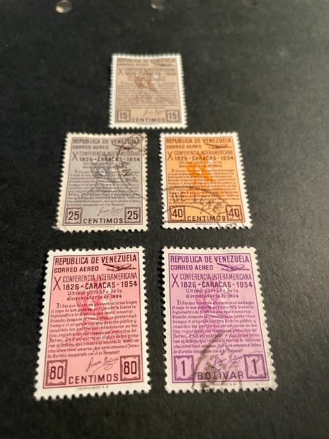 Venezuela sc C581-C583,C585-C586,MH+uhr