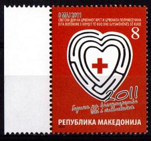MACEDONIA  Red Cross 2011(MNH)