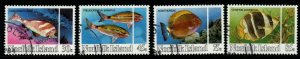 NORFOLK ISLAND SG334/7 1984 REEF FISH FINE USED