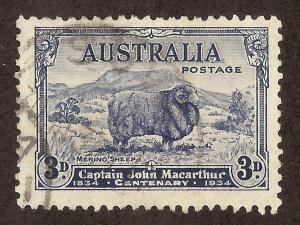 AUSTRALIA SC# 148 F-VF U 1934