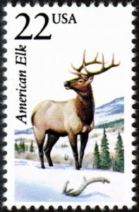 2328 Elk North American Wildlife MNH single