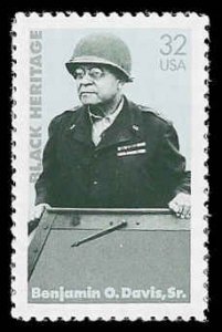 PCBstamps   US #3121 32c Benjamin O. Davis Sr., Black Heritage, MNH, (10)