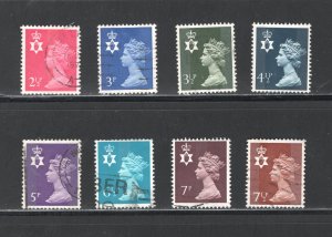 Northern Ireland #MH1-5, MH7-9  VF, Used,   ...  4530016