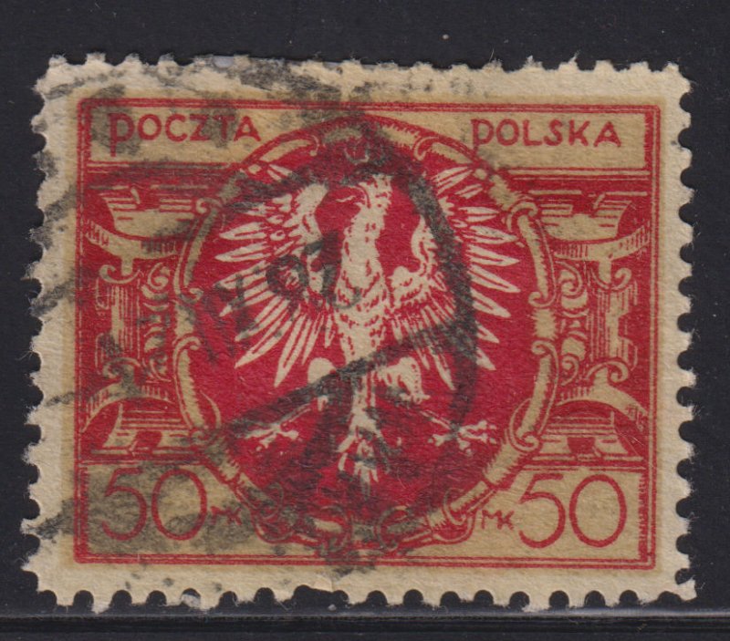 Poland 164 Polish Eagle 50MK 1921