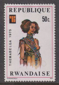 Rwanda 707 Woman with Beads 1975