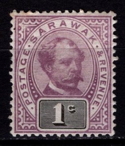 Sarawak 1888-97 Sir Charles Brooke Definitive, 1c [Unused]