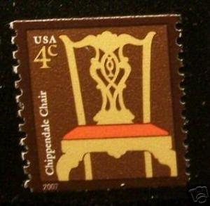 # 3761 MNH 4c Chippendale Chair 2007 - 4736