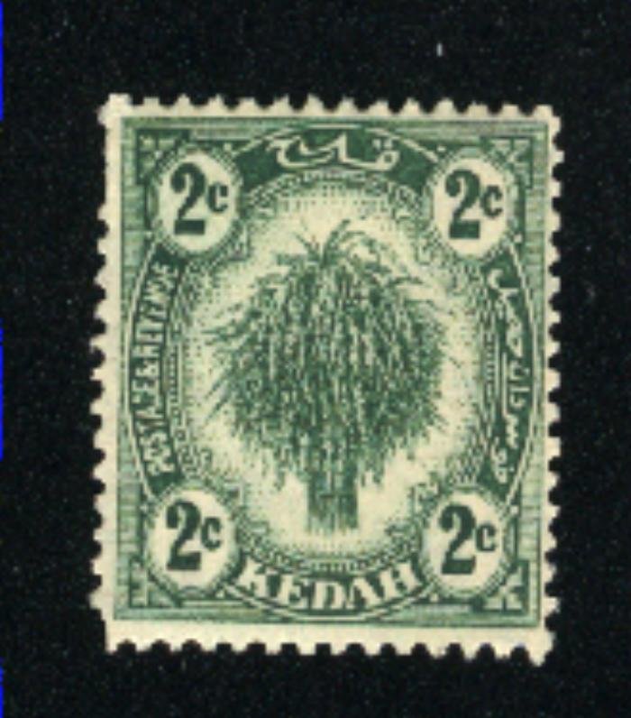 Malaya Kedah #25  M NH 1921-36 PD